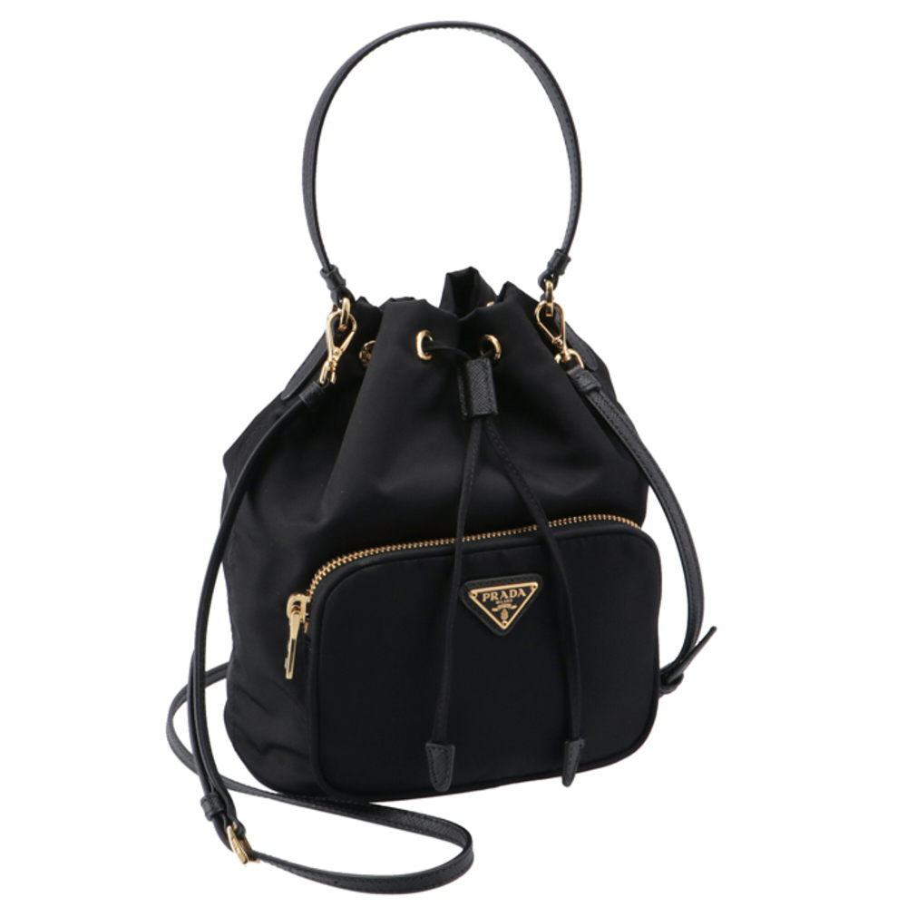Prada Bag Mini Drawstring Nylon Black - image 2